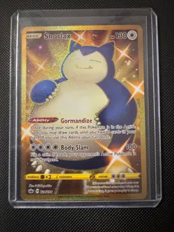 Snorlax (Secret) 224/198 Pokemon Sword & Shield - Chilling Reign Holo Gold card - Image 1