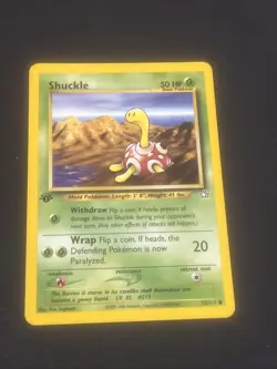 Shuckle - Pokemon - 72/111 - Neo Genesis 1st Edition Card LP - Image 1