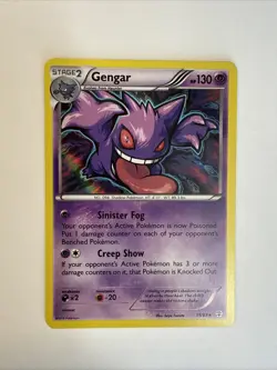 Pokemon Gengar TCG Reverse Holo Rare Card 35/83 Generations LP - Image 1