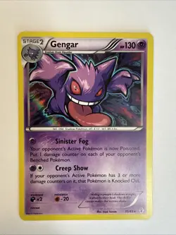 Pokemon Gengar TCG Reverse Holo Rare Card 35/83 Generations LP - Image 2