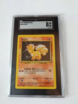 SGC 8 Vulpix 1999 Base Set - 1st Edition 68/102 Common Pokemon Card - Image 1