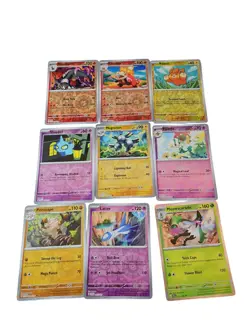 Pokemon SURGING SPARKS PIKACHU MINI CARD HOLDER 2024 Lot Of 45 Pokemon Cards - Image 5