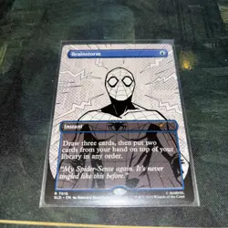 MTG Brainstorm (7016) *Non-Foil* Inked Secret Lair: Spider-Man Chase Card NM - Image 1
