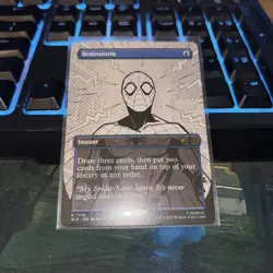 MTG Brainstorm (7016) *Non-Foil* Inked Secret Lair: Spider-Man Chase Card NM - Image 2