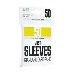 Just Sleev Sleeves 66x92mm Standard Card Game - Yellow (10 packs of 50 sl New - Image 1