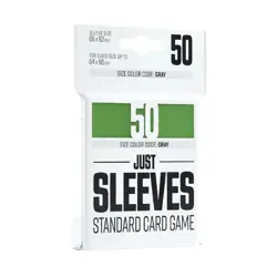 Just Sleev Sleeves 66x92mm Standard Card Game - Green (10 Packs of 50 sle New - Image 1
