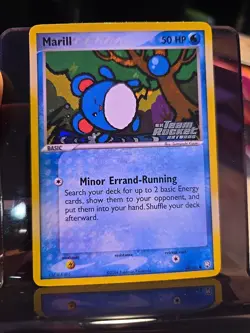 Marill 68/109 ex Team Rocket Returns Reverse Holo Foil Pokemon Card - Image 2