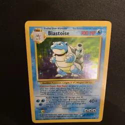 Pokemon TCG Blastoise Holo Unlimited Holo Rare Card Base Set 2/102 NM - Image 3