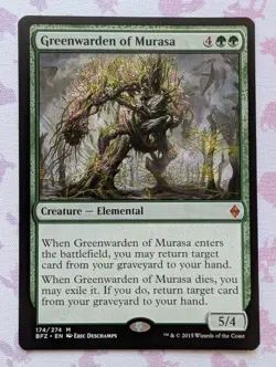 MTG Magic the Gathering Greenwarden of Murasa (174/313) Battle for Zendikar NM - Image 1