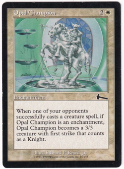 Opal Champion Urza's Legacy #16 Magic The Gathering 1999 MTG Single - Image 1
