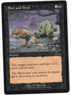 Sick And Tired Urza's Legacy #66 Magic The Gathering 1999 MTG Single - Image 1