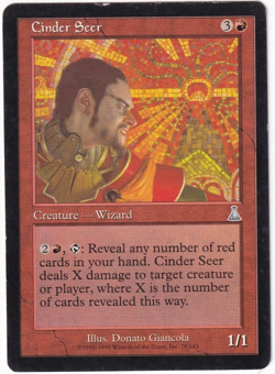 Cinder Seer Urza's Destiny #78 Magic The Gathering 1999 MTG Single - Image 1