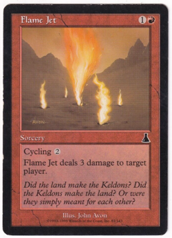 Flame Jet Urza's Destiny #81 Magic The Gathering 1999 MTG Single - Image 1