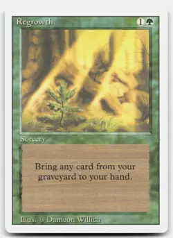 MTG Regrowth U Revised Edition MP - Image 1