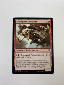 MTG Zendikar Rising Teeterpeak Ambusher 169/280 Magic the Gathering - Image 1