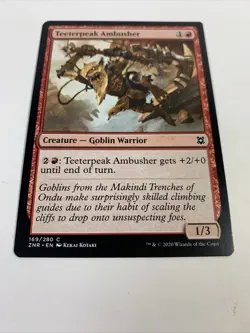 MTG Zendikar Rising Teeterpeak Ambusher 169/280 Magic the Gathering - Image 2