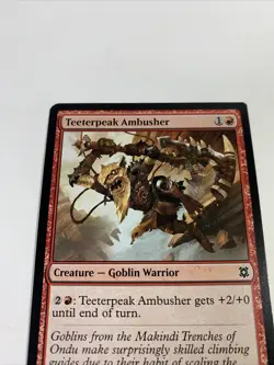 MTG Zendikar Rising Teeterpeak Ambusher 169/280 Magic the Gathering - Image 3