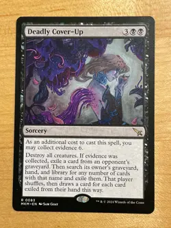 MTG NM Deadly Cover-Up [Murders at Karlov Manor] - Image 1