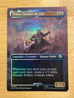 MTG NM Prince Imrahil the Fair Foil [Lord of the Rings] - Image 1