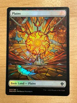 MTG NM Plains 277 Foil [Dominaria United] - Image 1