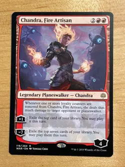 MTG NM Chandra, Fire Artisan [War of the Spark] - Image 1