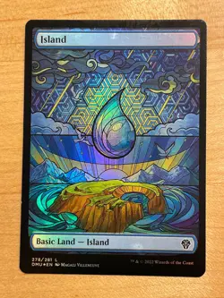 MTG NM Island 278 Foil [Dominaria United] - Image 1