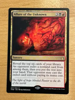 MTG NM Allure of the Unknown [Theros Beyond Death] - Image 1