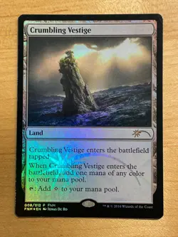 MTG NM Crumbling Vestige Foil [Friday Night Magic] - Image 1