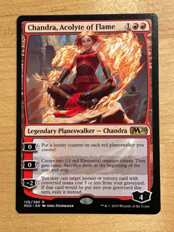 MTG NM Chandra, Acolyte of Flame [M20] - Image 1