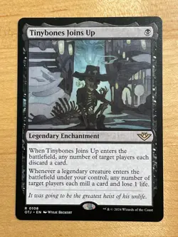 MTG NM Tinybones Joins Up [Outlaws of Thunder Junction] - Image 1
