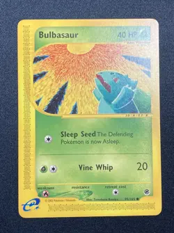 Bulbasaur Non-Holo 2002 Pokemon Expedition #95/165 Common Lightly Played - Image 1
