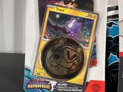 SET OF 2 Pokemon TCG Twilight Masquerade Single Pack Blister [Pupitar & Toxel] - Image 3