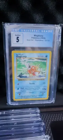 1999 Pokemon Base Set Magikarp Shadowless 35/102 - Image 1