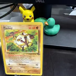 Mankey 55/64- Jungle- Regular Common- Pokemon TCG Free Ship - Image 4