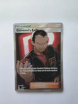 Giovanni's Exile (Full Art) 67/68 - Hidden Fates Holo - Pokemon TCG 2019 - Image 1