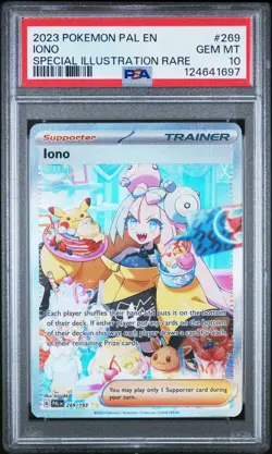 Pokemon PSA 10 Paldea Evolved Iono SIR 269 - Image 1