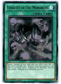 Yugioh! MP Tenacity of the Monarchs - MP15-EN232 - Rare - 1st Edition Moderately - Image 1