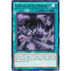 Yugioh! MP Tenacity of the Monarchs - SECE-EN061 - Rare - 1st Edition Moderately - Image 1
