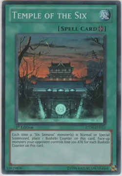 Yugioh! MP Temple of the Six - STOR-EN051 - Super Rare - 1st Edition Moderately - Image 1