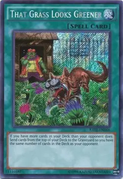 Yugioh! MP That Grass Looks Greener - RATE-EN066 - Secret Rare - Unlimited Editi - Image 1