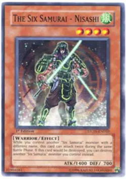 Yugioh! MP The Six Samurai - Nisashi - STON-EN010 - Common - 1st Edition Moderat - Image 1