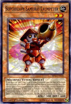 Yugioh! MP Superheavy Samurai Trumpeter - SP15-EN028 - Shatterfoil - 1st Edition - Image 1