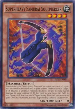 Yugioh! MP Superheavy Samurai Soulpiercer - SECE-EN009 - Common - Unlimited Edit - Image 1