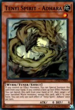 Yugioh! MP Tenyi Spirit - Adhara - OP12-EN009 - Super Rare - Unlimited Edition M - Image 1