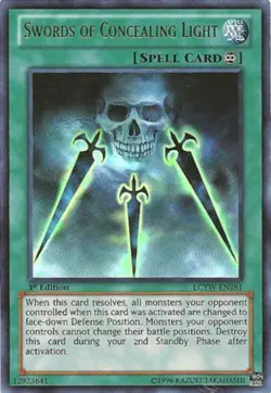 Yugioh! MP Swords of Concealing Light - LCYW-EN281 - Ultra Rare - Unlimited Edit - Image 1