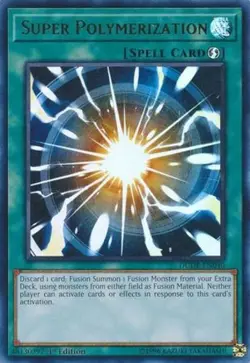 Yugioh! MP Super Polymerization - DUDE-EN040 - Ultra Rare - 1st Edition Moderate - Image 1