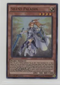 Silent Paladin 1st Ed. YuGiOh Duelist Pack: Rivals of the Pharaoh #DPRP-EN003 - Image 1