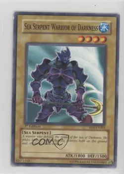 Sea Serpent Warrior of Darkness 1st Ed. YuGiOh Fury From the Deep Structure Deck - Image 1