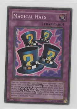 Magical Hats 1st Ed. YuGiOh Pharaoh's Servant #PSV-033 2002 - Image 1