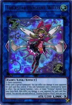 Yugioh! MP Trickstar Foxglove Witch - DUPO-EN021 - Ultra Rare - 1st Edition Mode - Image 1